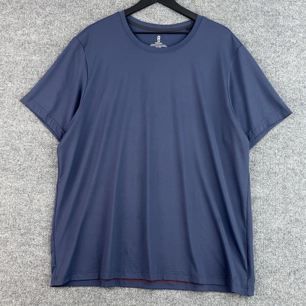 Rhone Perfromance Shirt Mens XXL Navy Essentials Athletic Everyday‎ Short Sleeve